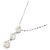 Autre Marque Collana in oro bianco Au750 e diamanti Argento - vista 3