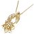 Autre Marque Collana Au750 Fiore e Diamanti D'oro - vista 4