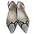 Sophia Webster Ballerines bout pointu imitation python Imprimé python Métallisé