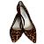 Prada Décolleté in pelo di vitello con stampa leopardata Marrone Stampa leopardo