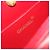 Timeless Borsa a tracolla CHANEL Matelassé con catena in pelle d'agnello rossa e CC dorato - vista 16