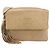 CHANEL Matelasse Shoulder Bag Lamb Skin Beige Gold CC - vista 13