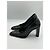 Prada Pumps aus schwarzem Leder mit Blockabsatz - Ansicht 2