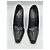 Prada Pumps aus schwarzem Leder mit Blockabsatz - Ansicht 3