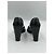 Prada Pumps aus schwarzem Leder mit Blockabsatz - Ansicht 5