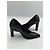 Prada Pumps aus schwarzem Leder mit Blockabsatz - Ansicht 7