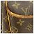 Borsa Louis Vuitton Monogram Deauville Marrone - vista 7