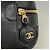 Chanel Vanity Bag aus bicolor Leder in Schwarz - Ansicht 7