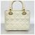 Borsa Christian Dior Cannage Lady Dior Bianco - vista 11