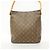 Borsa a tracolla Louis Vuitton Monogram Looping GM Marrone - vista 11