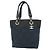 Chanel Paris Biarritz Canvas Tote Bag Schwarz Marineblau