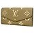 Louis Vuitton Long Wallet Monogram Empreinte Bicolor Grau Roh