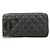 Cartera larga Chanel Cambon de piel de cordero Negro