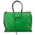 Borsa a tracolla Balenciaga Paper A4 Tote Verde - vista 2