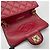 Borsa a tracolla Chanel Mini Matelassé in rosso - vista 11