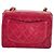 Borsa a tracolla Chanel Mini Matelassé in rosso - vista 3