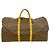 Borsa Louis Vuitton Boston Monogram Keepall 60 Marrone