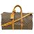 Louis Vuitton Boston Monogram Keepall Bandoulière 50 Marrone