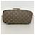 Borsa Tote Louis Vuitton Monogram Neverfull PM Marrone - vista 3