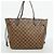Borsa Tote Louis Vuitton Damier Neverfull MM Marrone - vista 12