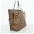 Borsa Tote Louis Vuitton Damier Neverfull MM Marrone - vista 2