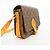 Borsa a tracolla Louis Vuitton Monogram Cartouchiere MM Marrone - vista 2