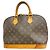 Borsa a mano Louis Vuitton Alma Monogram Marrone
