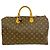 Borsa a mano Louis Vuitton Monogram Speedy 40 Marrone