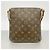 Borsa a tracolla Louis Vuitton Monogram Musette Salsa Marrone - vista 10