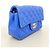 Borsa a spalla Mini Matelassé con catena Chanel Blu - vista 2