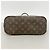 Borsa Tote Louis Vuitton Monogram Neverfull PM Marrone - vista 3