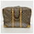 Borsa Louis Vuitton Monogram Port Document Voyage Marrone - vista 10