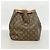 Noe Borsa a tracolla Louis Vuitton Monogram Petit Noé Marrone - vista 10