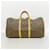 Louis Vuitton Brown Boston Monogram Keepall 55 Marrone - vista 11