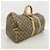 Louis Vuitton Brown Boston Monogram Keepall 55 Marrone - vista 2