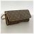 Borsa a tracolla Louis Vuitton Monogram Pochette Twin GM Marrone - vista 2