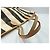 Borsa Tote Louis Vuitton Rayures Neverfull Marrone - vista 8