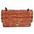 Borsa a tracolla Chanel a righe arancioni Arancione - vista 2