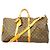 Louis Vuitton Boston Monogram Keepall Bandoulière 60 Marrone