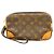 Borsa a pochette Louis Vuitton Monogram Marly Dragonne PM Marrone