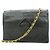 Borsa a tracolla Chanel in pelle di agnello Nero
