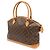 Louis Vuitton Monogram Lockit Horizontal Handtasche Braun - Ansicht 3
