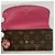 Louis Vuitton Monogram Portefeuille Emilie Long Wallet Rosso - vista 3