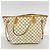 Borsa Tote Louis Vuitton Damier Azur Neverfull MM Bianco - vista 11