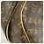 Borsa Louis Vuitton Monogram Deauville Marrone - vista 7