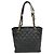 Borsa Tote Chanel in pelle di vitello martellata nera Nero