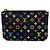 Louis Vuitton Monogram Multicolor Pochette Clé M93735 Nero Rosso
