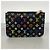 Louis Vuitton Monogram Multicolor Pochette Clé M93735 Nero Rosso - vista 7