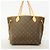 Borsa Tote Louis Vuitton Monogram Neverfull MM Marrone - vista 12