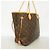 Borsa Tote Louis Vuitton Monogram Neverfull MM Marrone - vista 2